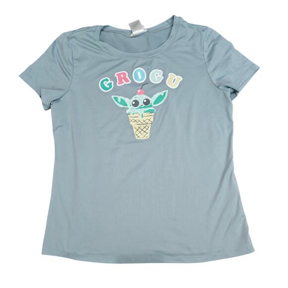 Munki Munki Star Wars Slumber Baby Yoda Grogu Ice Cream Pajama Womens M/L - Picture 2 of 11